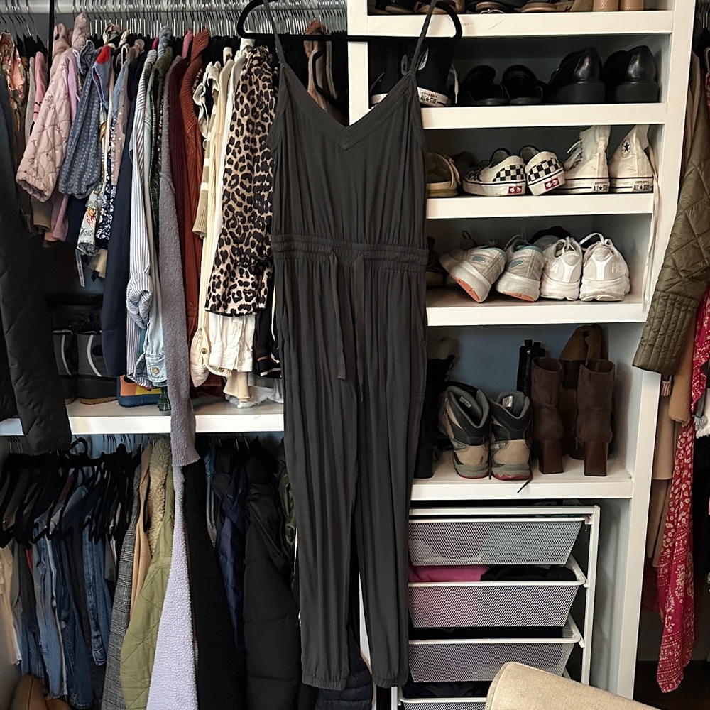Splendid Charcoal Jumpsuit